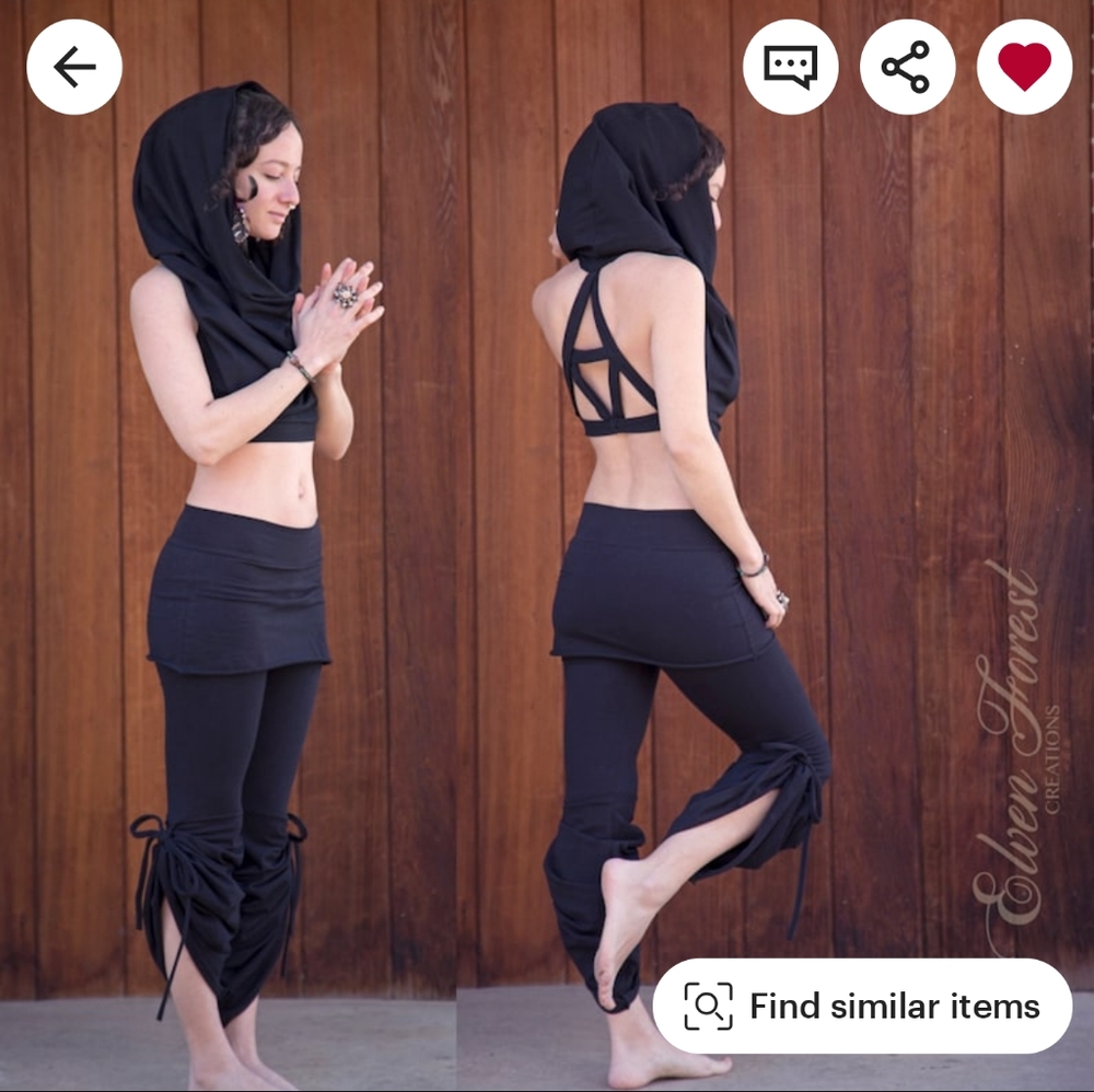 Cowl Hood Crop Top